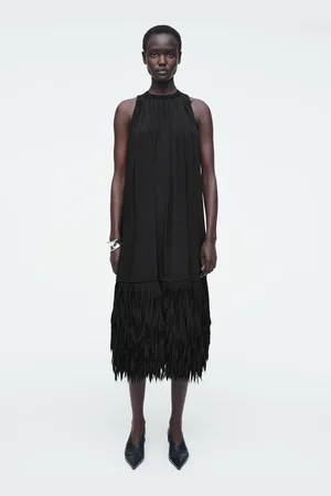 COS Kleid Mit Fransensaum