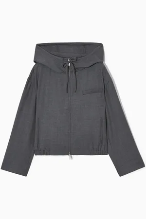 COS Elegante Kapuzenjacke Aus Wolle