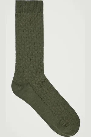 COS Elegante Socken Mit Geflochtenem Karomuster