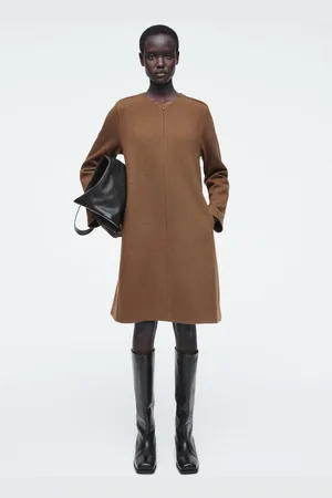 COS A-Linien-Minikleid Aus Kochwolle