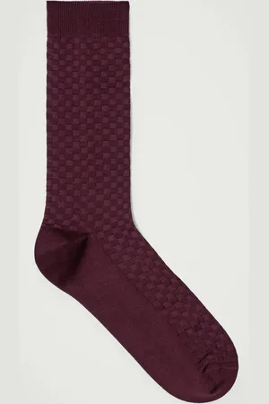 COS Elegante Socken Mit Geflochtenem Karomuster
