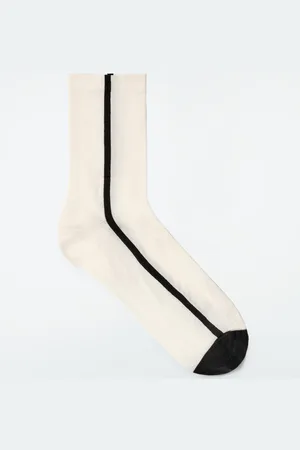 COS Gestreifte Socken Aus Baumwolle