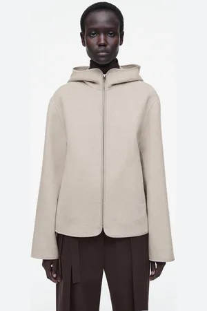 COS Wolljacke Aus Doubleface-Material Mit Kapuze