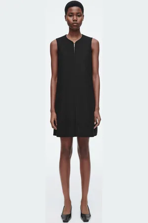 COS Minikleid Aus Scuba-Jersey Mit Reissverschluss
