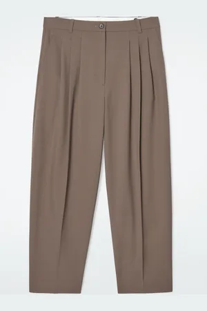 COS Hose Aus Woll-Mix Mit Barrel-Bein Und Falten