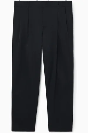 COS Schmal Zulaufende Baumwollhose Mit Falten