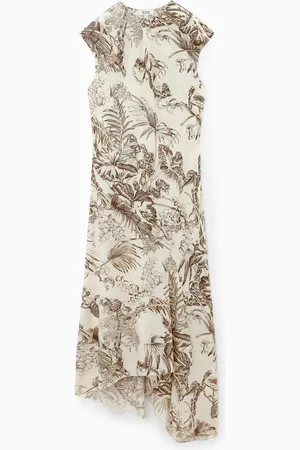 COS Seidenkleid Mit Botanischem Print