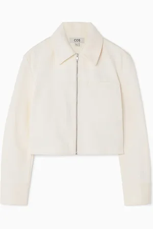 COS Verkürzte Twilljacke Mit Reissverschluss