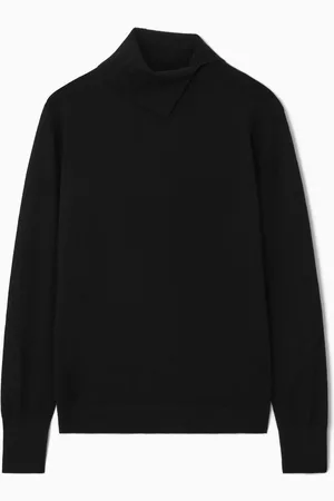 COS Wollpullover Mit Geschlitztem Rollkragen