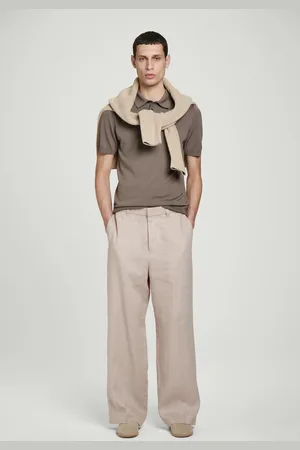 COS Fliessende Leinenhose Mit Weitem Bein