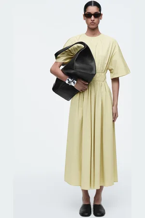 COS Midikleid Mit Rückenausschnitt Und Raffungen