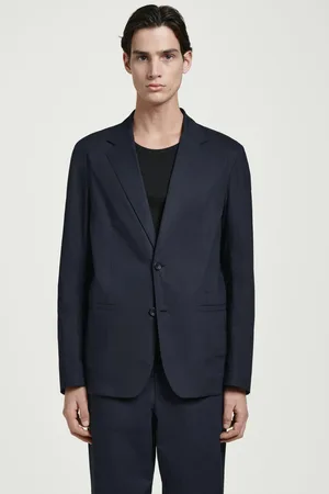 COS Lockerer Einreihiger Blazer Aus Baumwolle