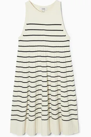 COS Plissiertes Minikleid In A-Linie