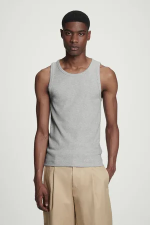 COS Schmales Geripptes Tanktop Aus Baumwolle