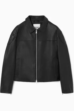 COS Racer-Jacke Aus Leder