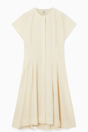 COS Tailliertes Midikleid Mit Falten