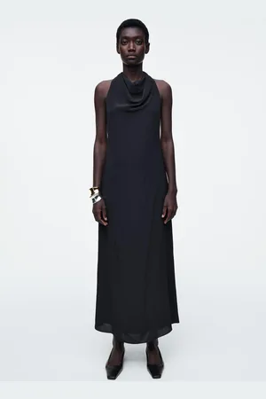 COS Maxikleid Mit Wasserfallausschnitt
