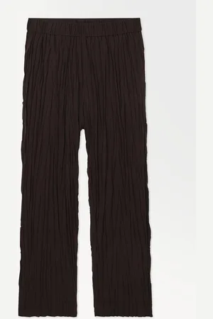 COS Die Hose Mit Barrel-Bein In Knitteroptik
