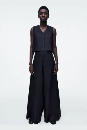 COS Leinenhose Mit Weitem Bein
