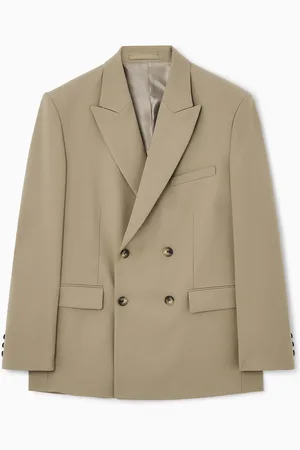 COS Lockerer Doppelreihiger Wollblazer
