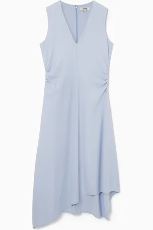 COS Asymmetrisches Midikleid Mit Raffungen