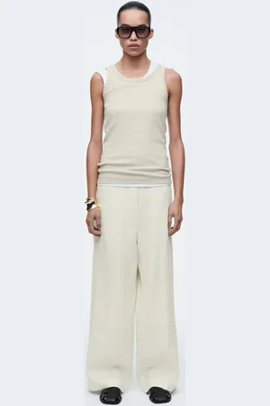 COS Elegante Leinenhose Mit Geradem Bein