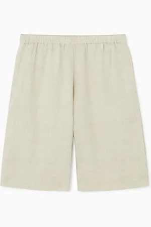 COS Leinenshorts Mit Elastischem Bund
