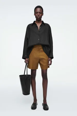 COS Elegante Leinenshorts Mit Elastischem Bund