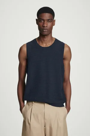 COS Strukturiertes Tanktop Aus Baumwolle