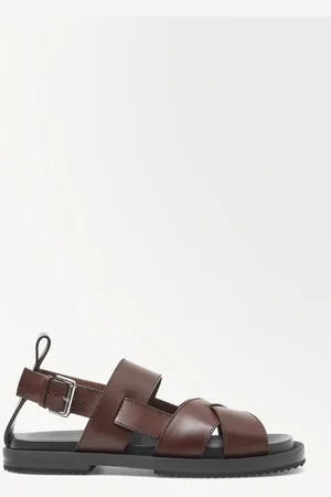 COS Die Ledersandalen Mit Überkreuzten Riemen