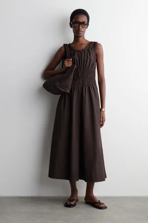 COS Jumpsuit Aus Baumwolle Mit Raffung
