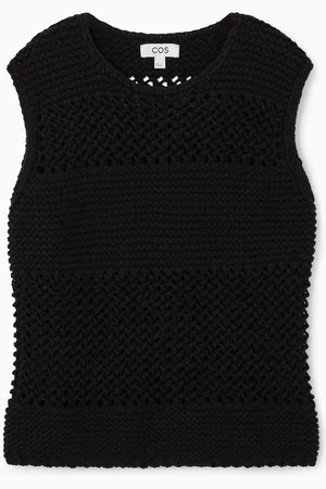 COS Strickpullunder Mit Lochstrickmuster