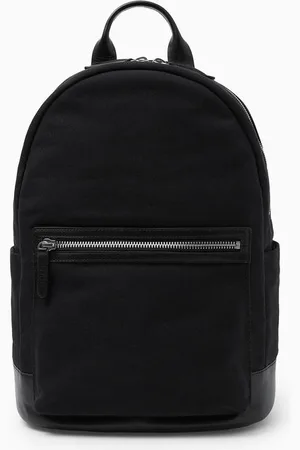COS Rucksack Aus Canvas Mit Lederbesatz