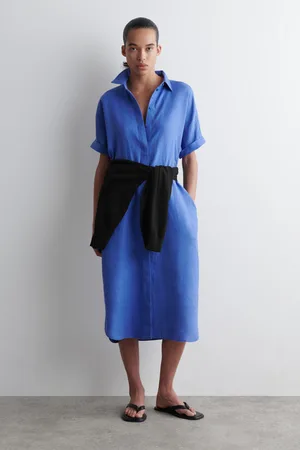 COS Hemdkleid Aus Leinen In Maxilänge