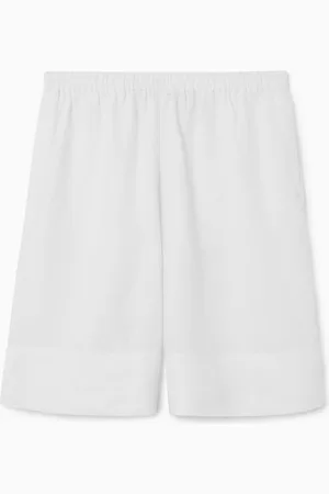 COS Leinenshorts Mit Elastischem Bund