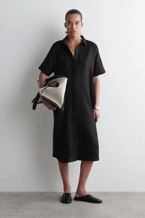 COS Hemdkleid Aus Leinen In Maxilänge