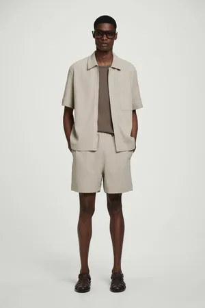 COS Shorts Aus Strukturiertem Baumwolljersey
