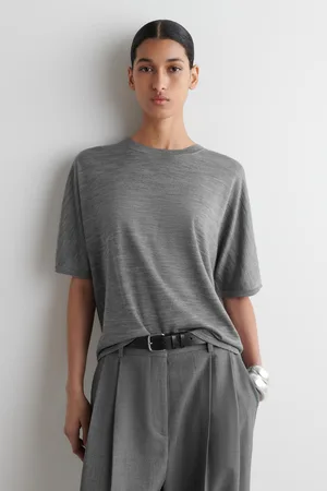 COS T-Shirt Aus Merinowolle