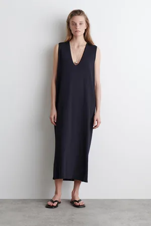 COS Strickkleid Aus Baumwolle In Midilänge