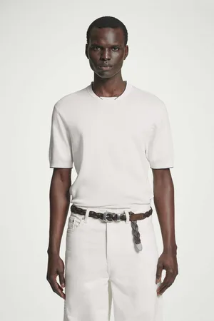 COS Strick-T-Shirt Mit Kontrastierenden Einfassungen