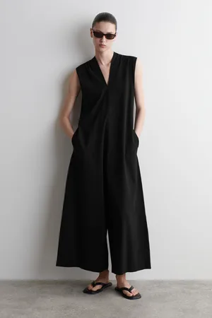 COS Vneck Jersey Jumpsuit