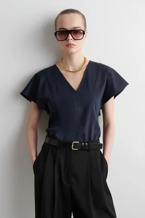 COS Petalsleeve Cotton Top