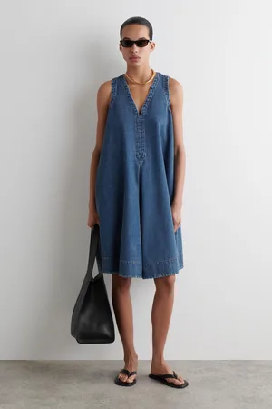 COS Minikleid Aus Denim In A-Linie