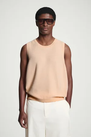 COS Strukturiertes Tanktop Aus Baumwolle