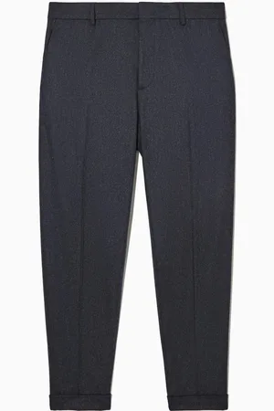 COS Schmal Zulaufende Wollhose Mit Umschlag