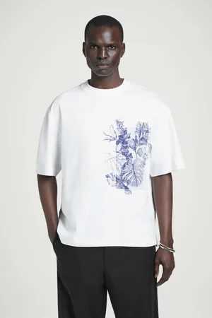 COS Oversized-T-Shirt Mit Grafischem Print
