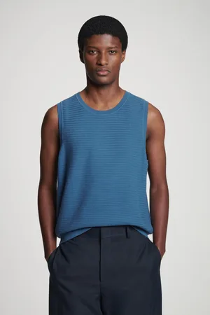 COS Strukturiertes Tanktop Aus Baumwolle