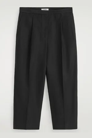 COS Verkürzte Hose Aus Leinen-Mix Mit Geradem Bein