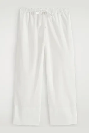 COS Baumwollhose Mit Kordelzug