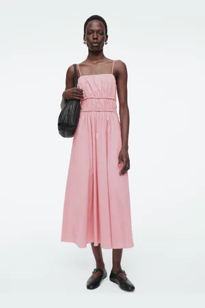 COS Midikleid Mit Geraffter Taille